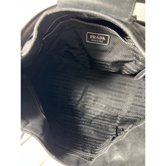 Prada Black Shoulder Bag with Crescent Silhouette - Picture 11 of 12